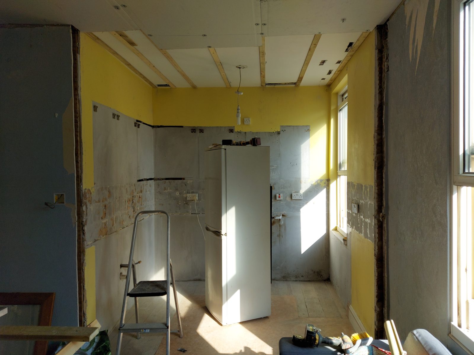 Units and tiles off the walls: St John's Road kitchen project photo 03