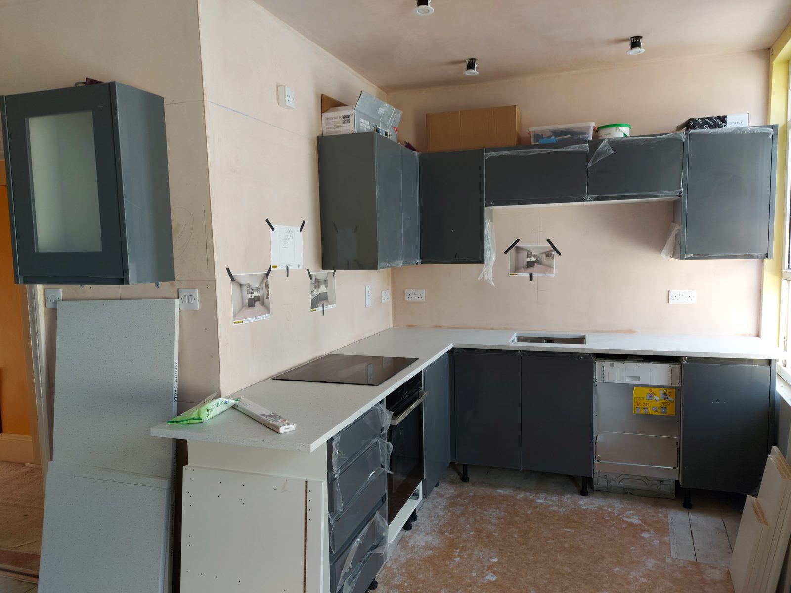 The run taking shape: St John's Road kitchen project photo 14